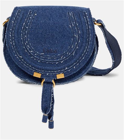 chloe marcie mini crossbody street blue|Chloe Women's The Marcie Bag .